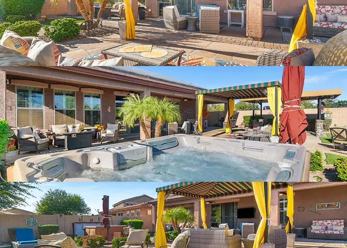 Gem Jacuzzi Grill Outdoor Oasis Holiday home Goodyear